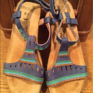 NAOT MULTI BLUE SANDALS
